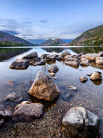Jordan Pond Looking at The Bubbles