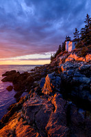 Bass Harbor Lighthouse at Sunset