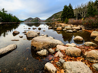 Jordan Pond Looking at The Bubbles