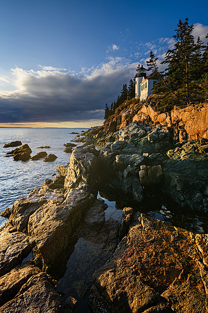 Bass Harbor Lighthouse Late Afternoon