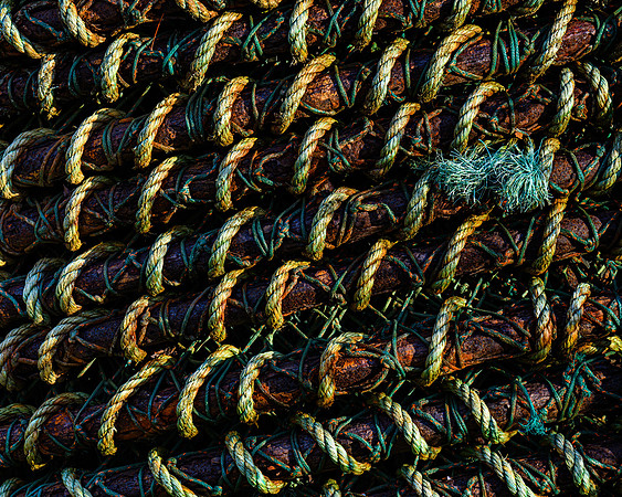 Stacked Crab Pots