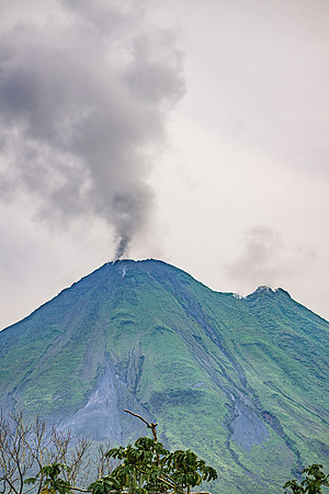 Smoking Arenal Volcano