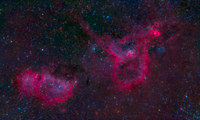 Heart and Embro Nebule (IC1805, IC1848)