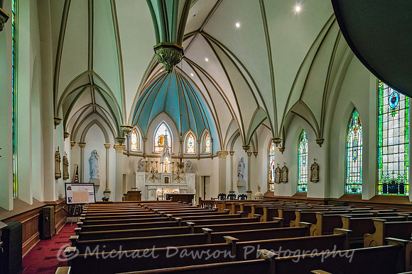 Inside St. Peter's Catholic Church
