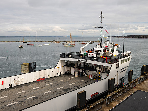 View of a Ferry from Another Ferry