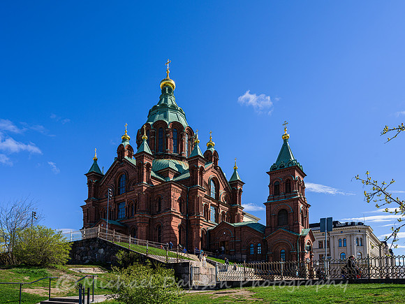 Uspenski Greek Orthodox Cathedral in Helsinki