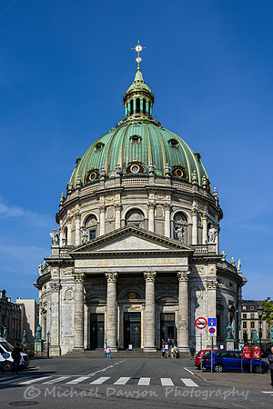 Frederik's Church (the MarbleChurch) in Copenhagen