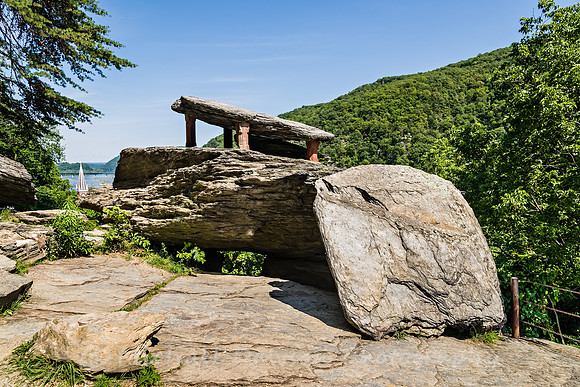 Jefferson Rock on the Appalachian Trail