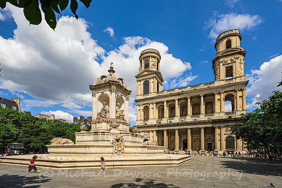 The Bishop's Fountain and Saint-Sulpice